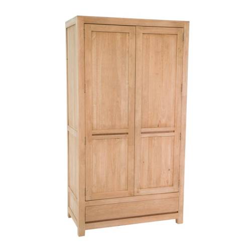 Armoire 2 Portes Bois Massif Fjord - Contemporain