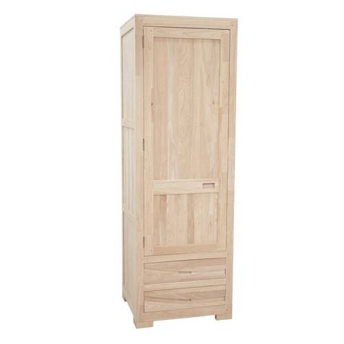 Armoire Penderie Horizon Hévéa - déco inspiration exotique