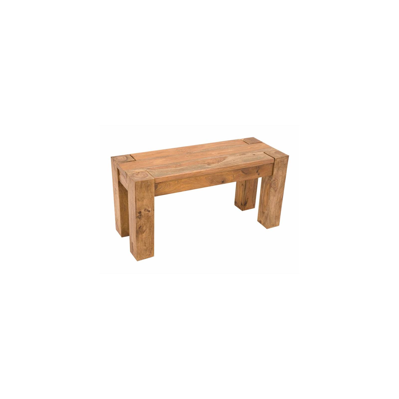 Banc PM Brut Palissandre - meuble inspiration ethnique