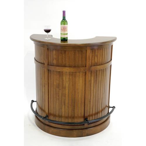 Bar Demi Lune Bois Massif Tradition - Classique chic