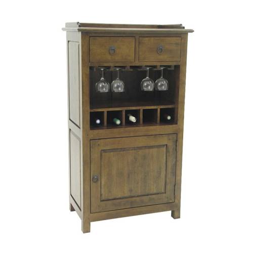 Range Bouteille Design Bois Massif Tradition - Classique chic