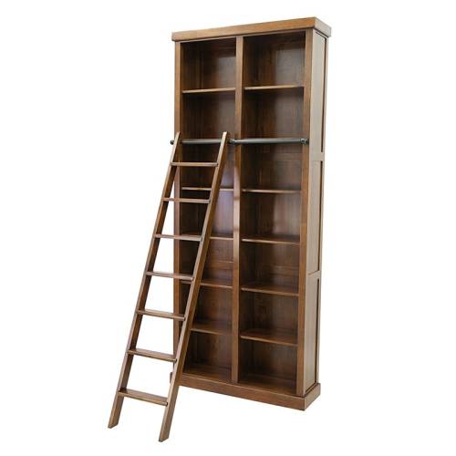 Bibliothèque Avec Échelle Belle Époque Bois Massif Belle Epoque - Classique chic