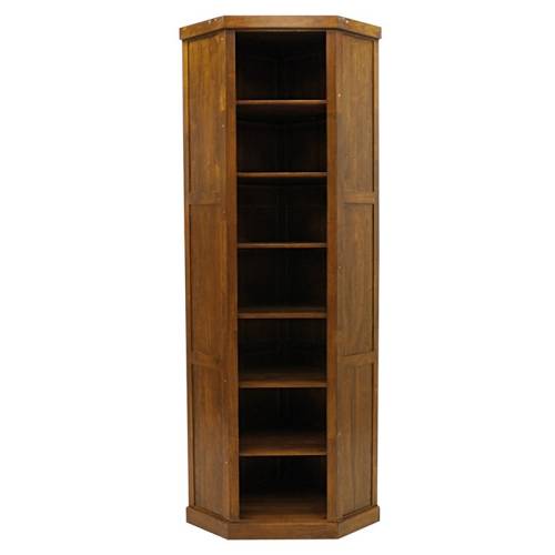 Bibliothèque D'angle Belle Époque Bois Massif Belle Epoque - Contemporain