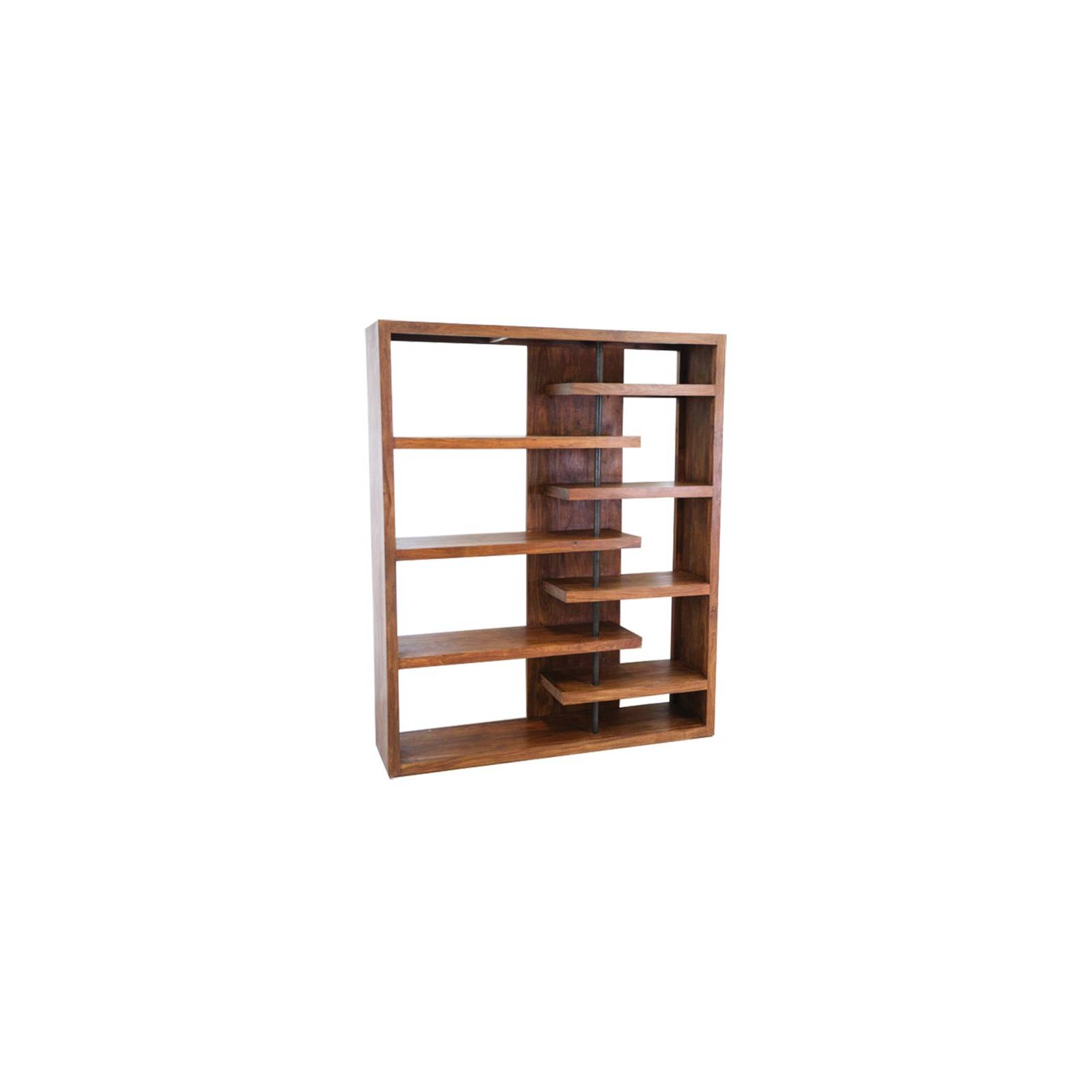 Bibliothèque Déstructurée Palissandre Zen - meubles bois exotique