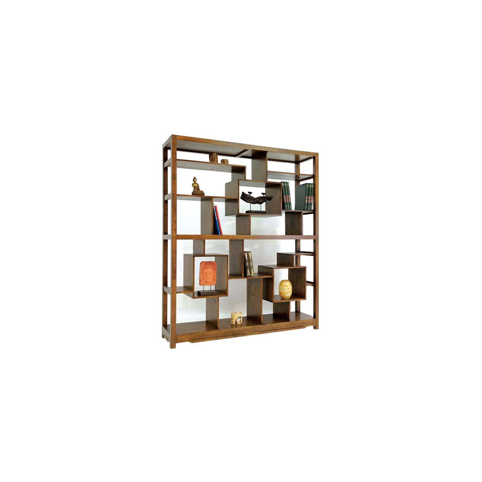 Étagère Double Face Omega Hévéa - meuble style design