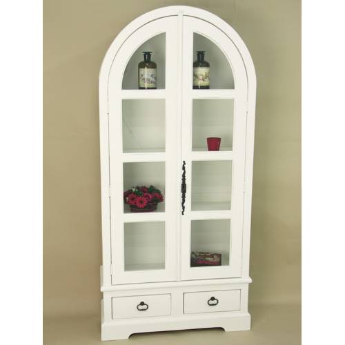 Vitrine Vintage Bois Massif Panama - Classique chic
