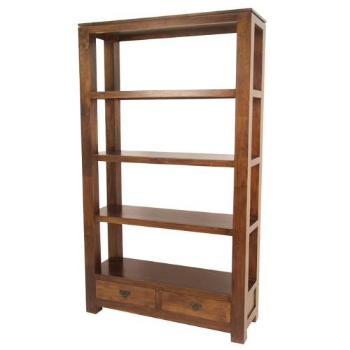 Étagère Moderne Bois Massif Oméga - Contemporain