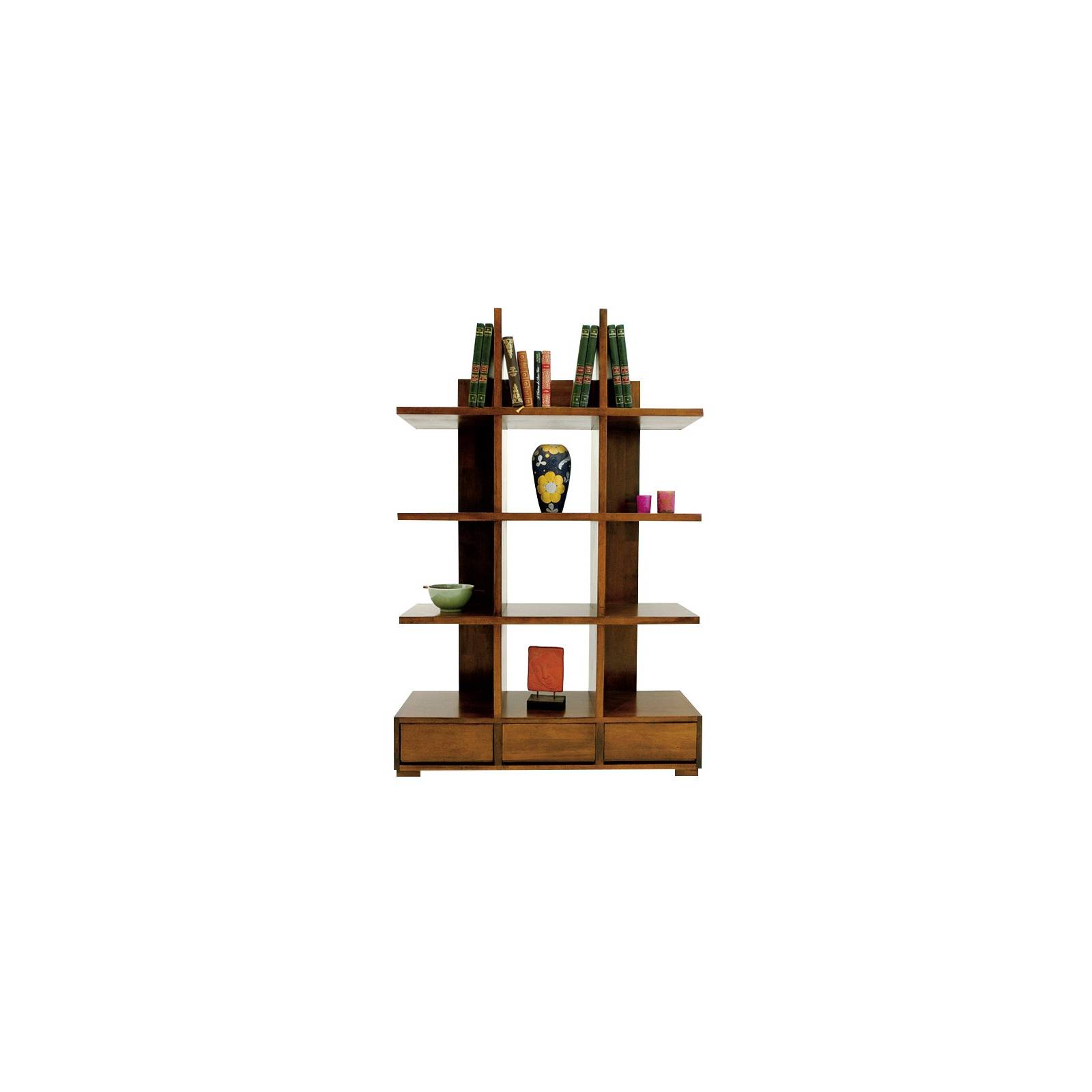 Bibliothèque Omega Hévéa - meuble style design