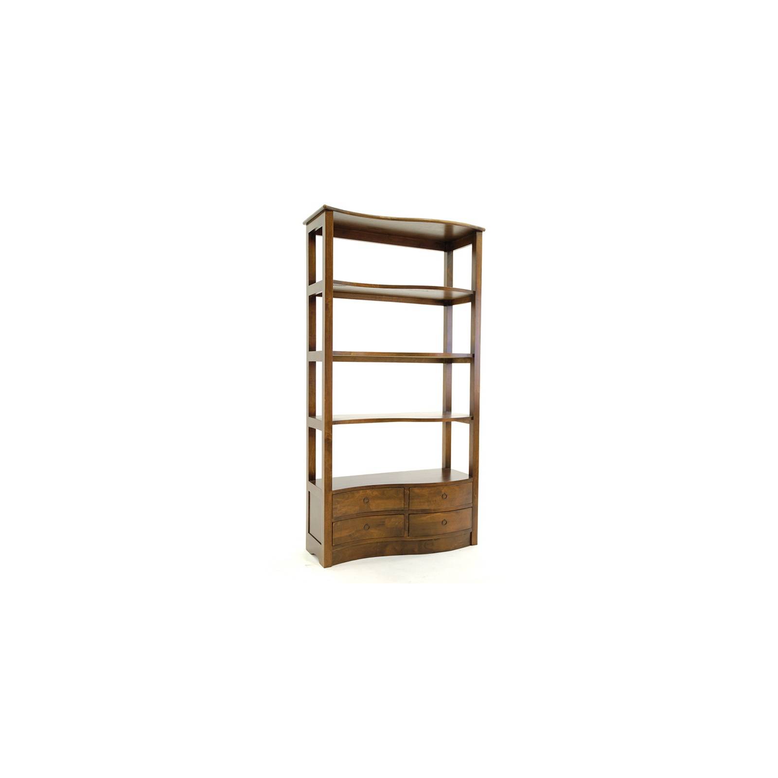 Étagère GM Vague Oceania Hévéa - meuble style colonial