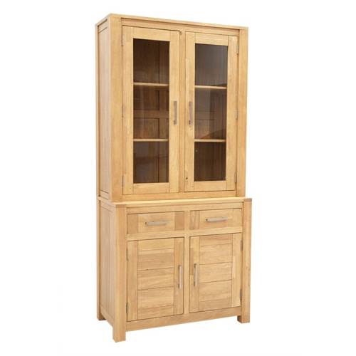 Petit Buffet 2 Corps Bois Massif Broadway - Contemporain