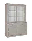 Buffet Deux Corps 2 Portes Coulissantes Victoria Pin Massif - meuble shabby chic