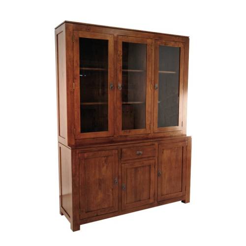 Buffet Vaisselier Bois Massif Oméga - Contemporain