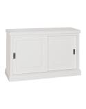 Buffet PM Portes Coulissantes Victoria Pin Massif - meuble shabby chic