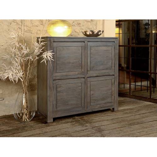 Buffet Haut Tara Grisée Acacia - Exotique