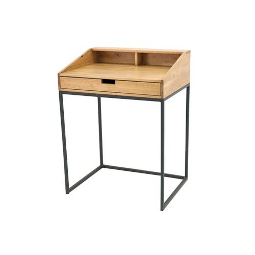 Bureau Berlin Hévéa - meuble bois exotique