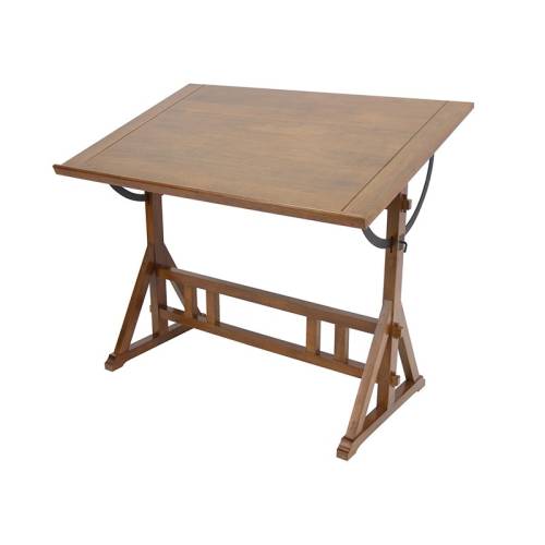 Bureau Dessin Inclinable Bois Massif Montréal - Contemporain