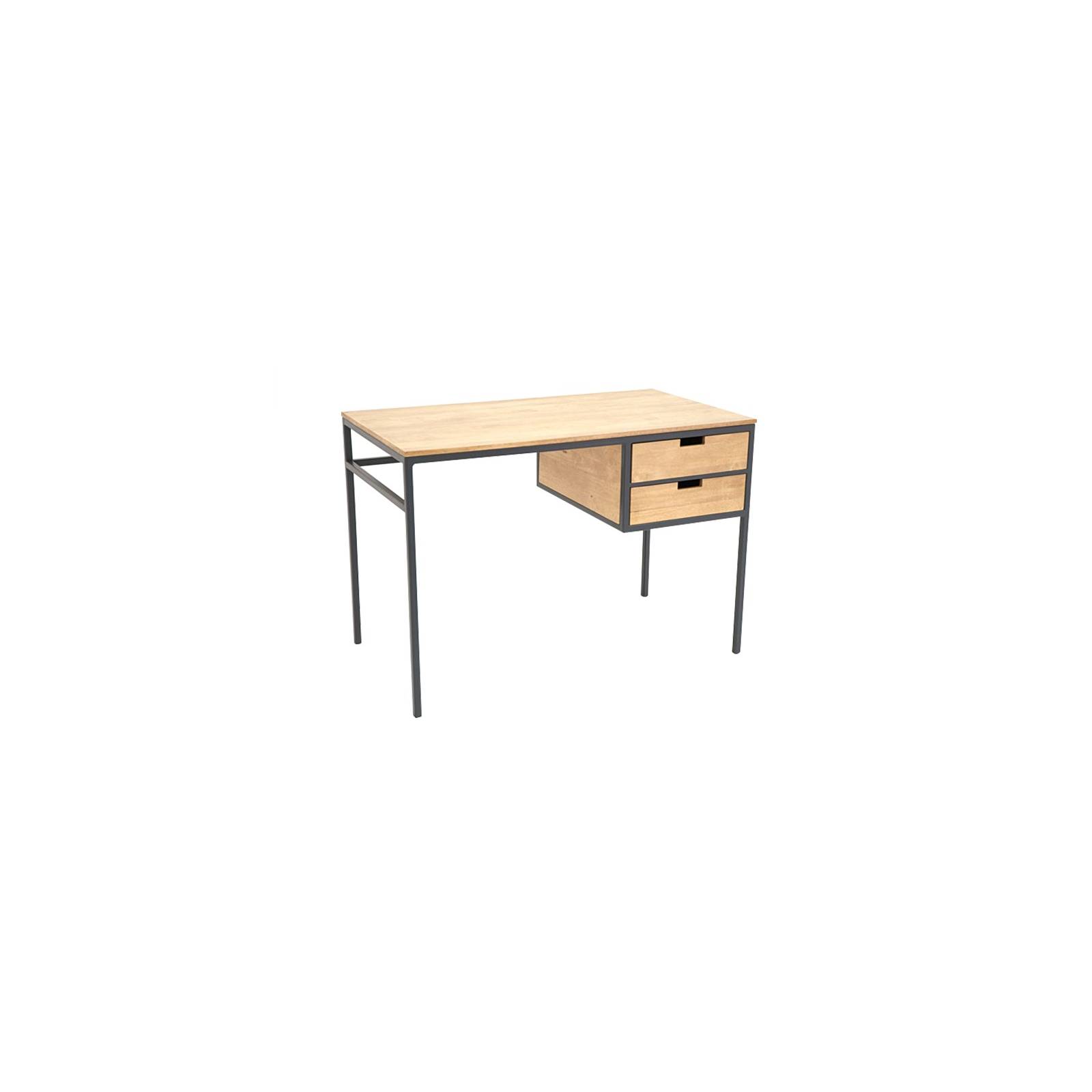 Bureau Médium Berlin Hévéa - meuble bois exotique