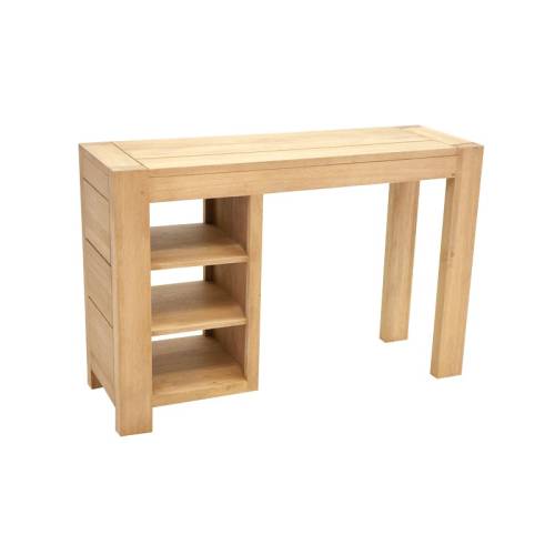 Bureau Design Bois Massif Moka - Contemporain