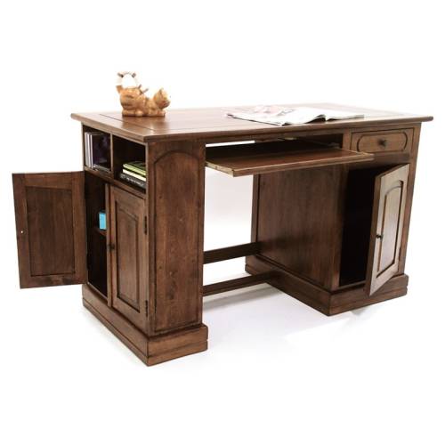 bureau bois exotique - Hévéa Belle Époque - Classique chic