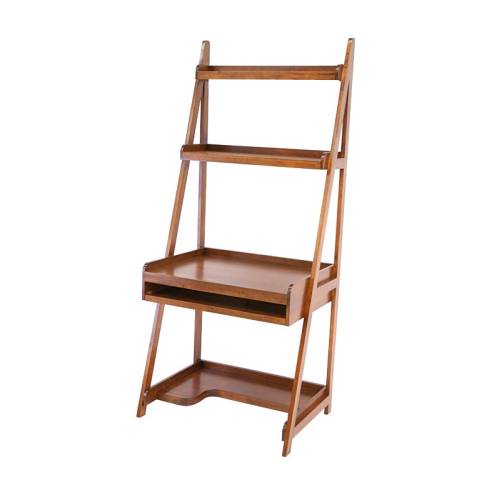 Bureau a Etagere Bois Massif Tradition - Classique chic