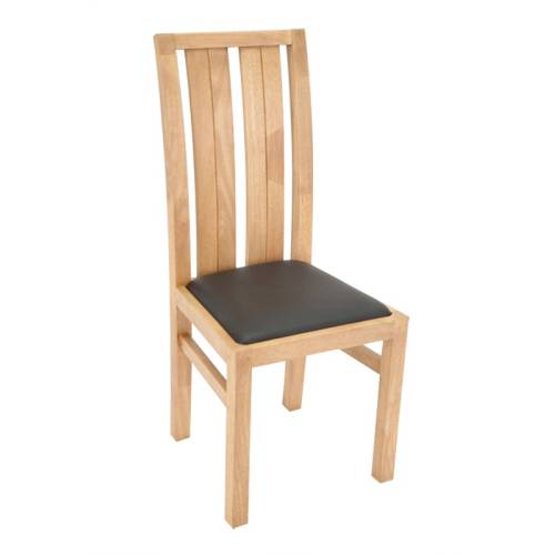 Chaise Bois Massif Clair Broadway - Contemporain