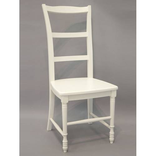 Chaise Blanche en Bois Massif Charme - Classique chic