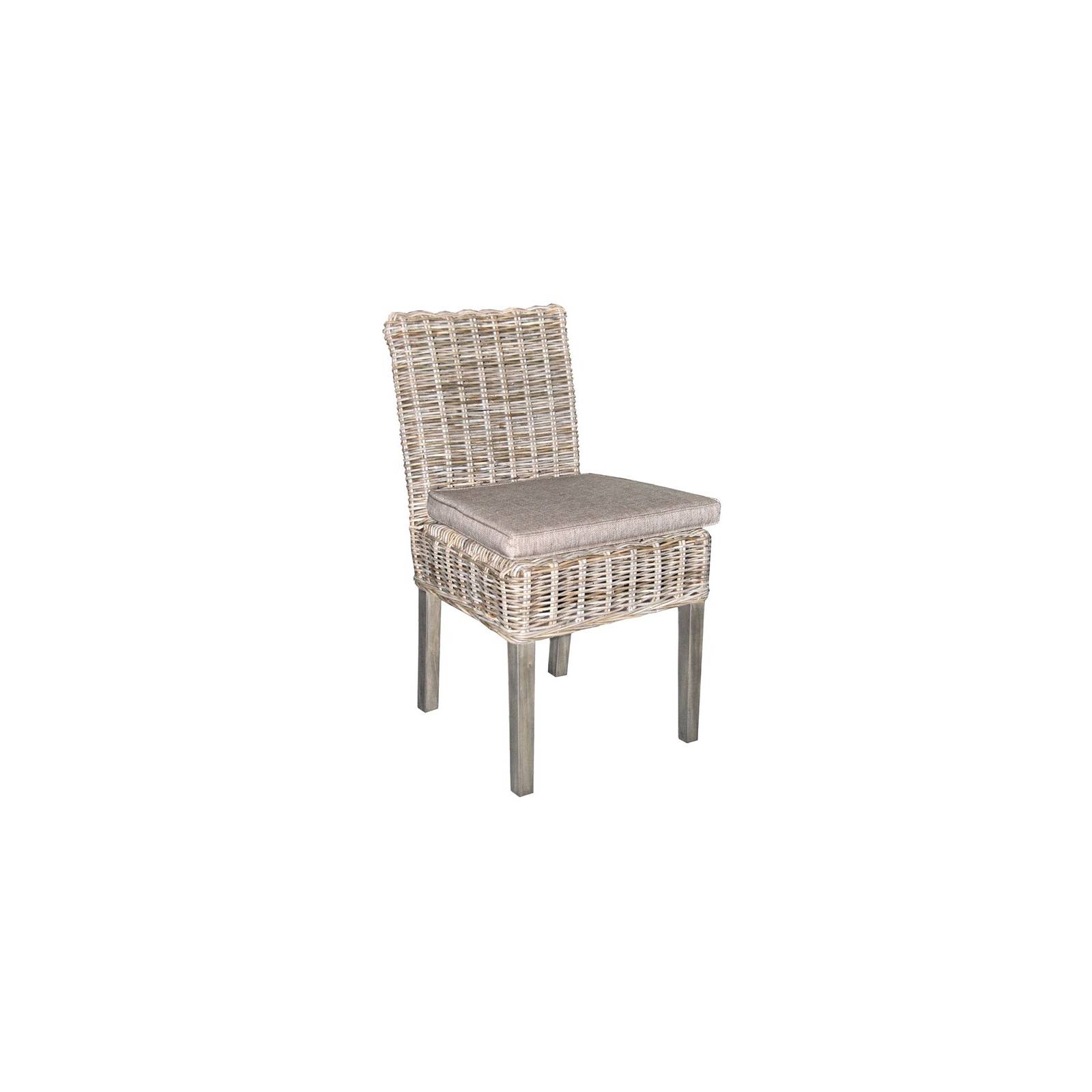 Chaise Sharon Kobo Rotin - chaise style romantique