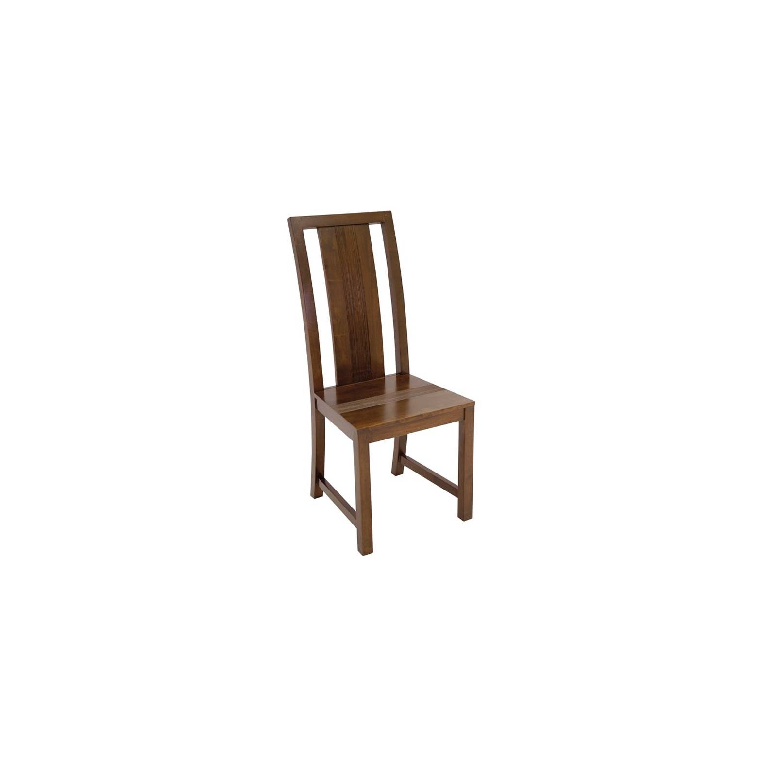 Chaise Striée Siguiri Hévéa - meuble colonial
