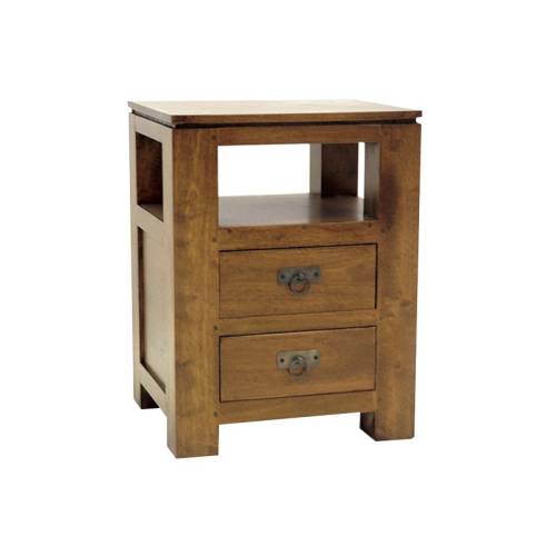 Table de Chevet Bois Massif Oméga - Contemporain