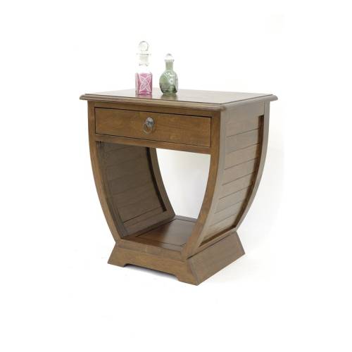 Table de Chevet Design Bois Massif Panama - Classique chic