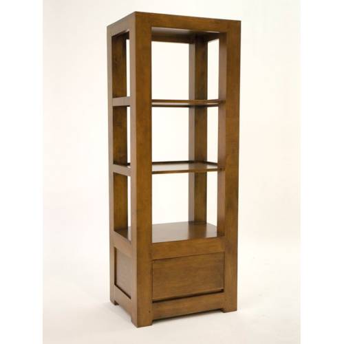 Petite Colonne De Rangement En Bois Massif Fjord - Contemporain