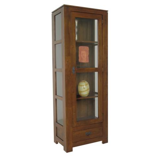 Vitrine Étagère Bois Massif Montréal - Contemporain