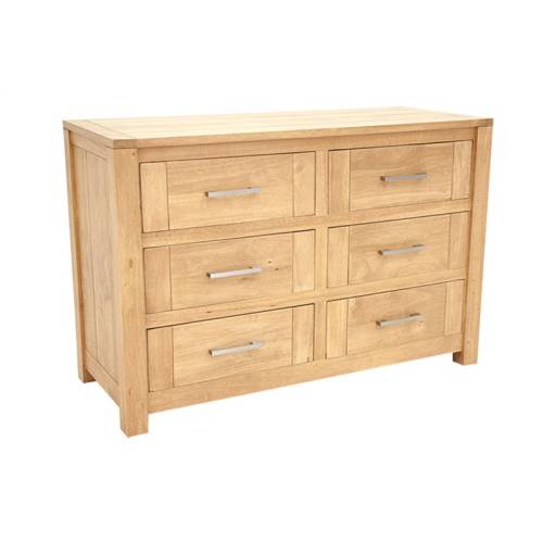 Commode Bois Massif Clair Broadway - Contemporain