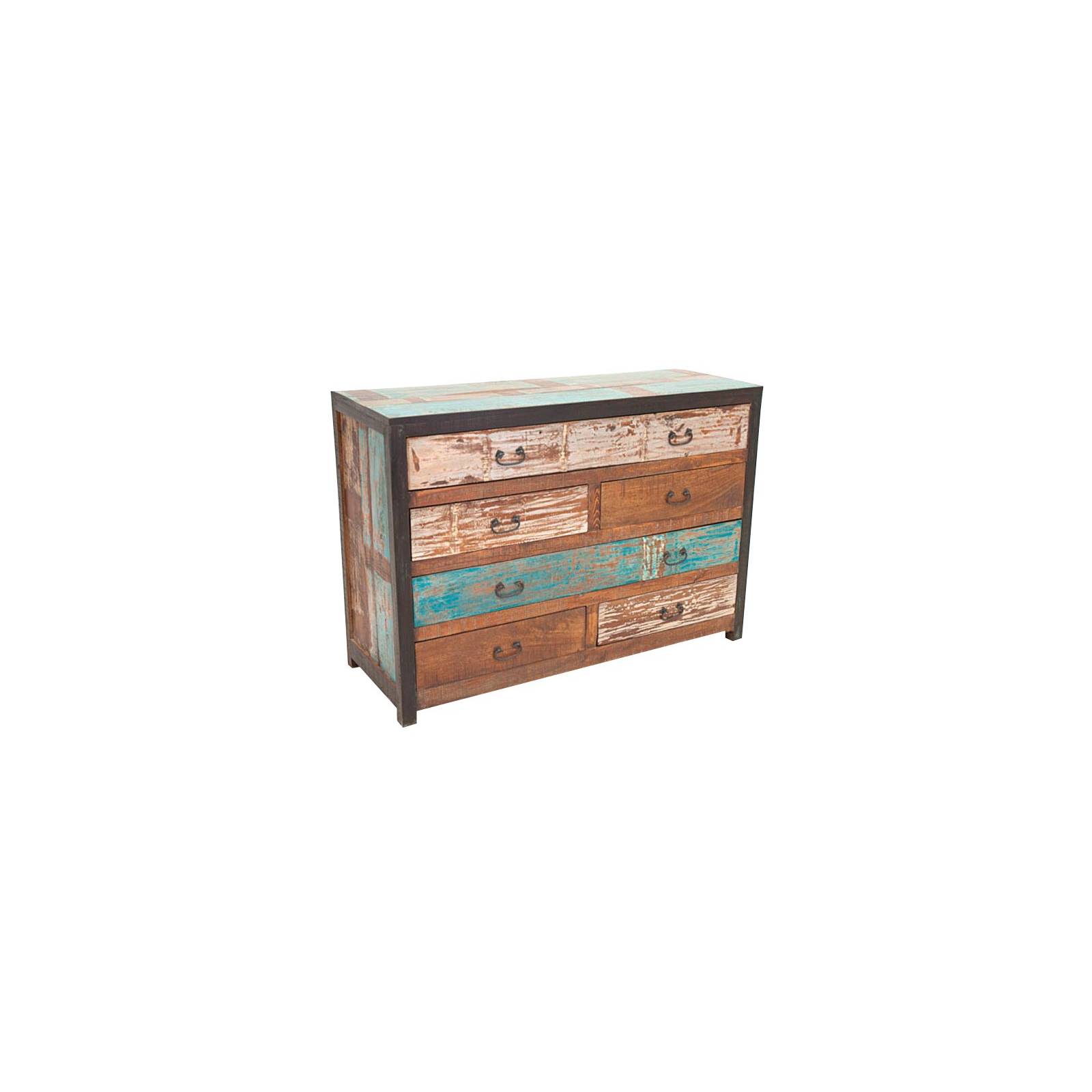 Commode Butterfly Palissandre - meuble industriel en bois exotique