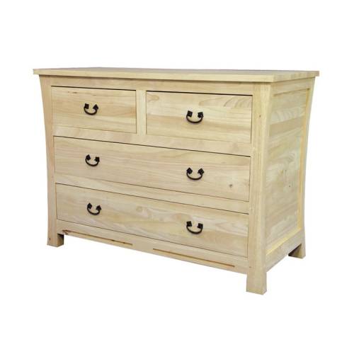 Commode Style Chinois Bois Massif Chine - Exotique