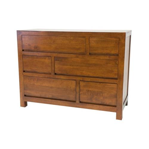 Commode Design Chambre Bois Massif Fjord - Contemporain
