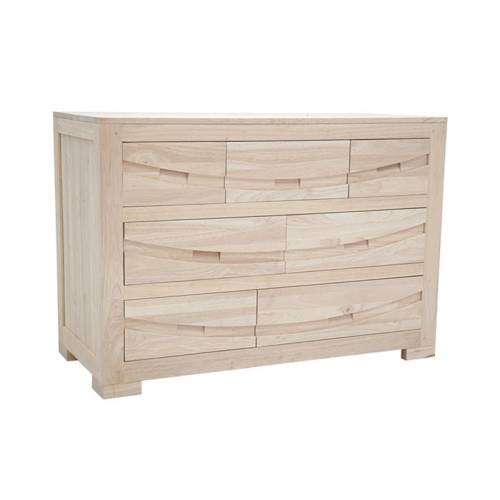 Commode Ethnique Bois Massif Horizon - Exotique