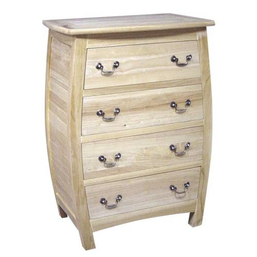 Commode Haute Bois Massif Panama - Classique chic