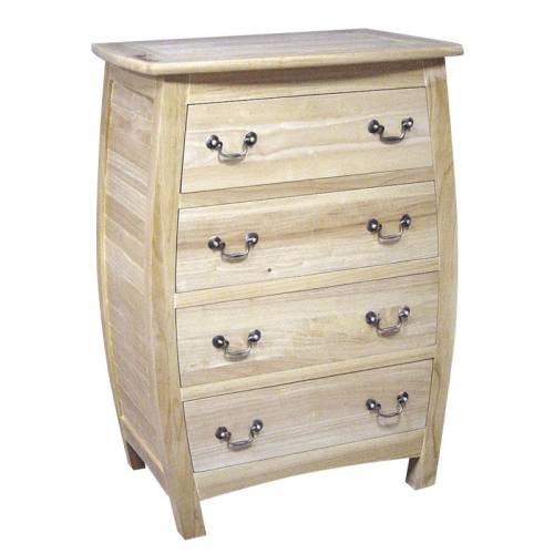 Commode Panama Hévéa - meuble bois massif