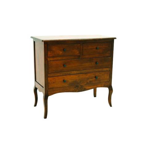 Commode Vintage Bois Massif Romance - Classique chic