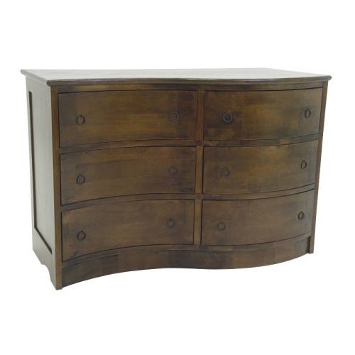 Commode Vague Bois Massif Océania - Exotique