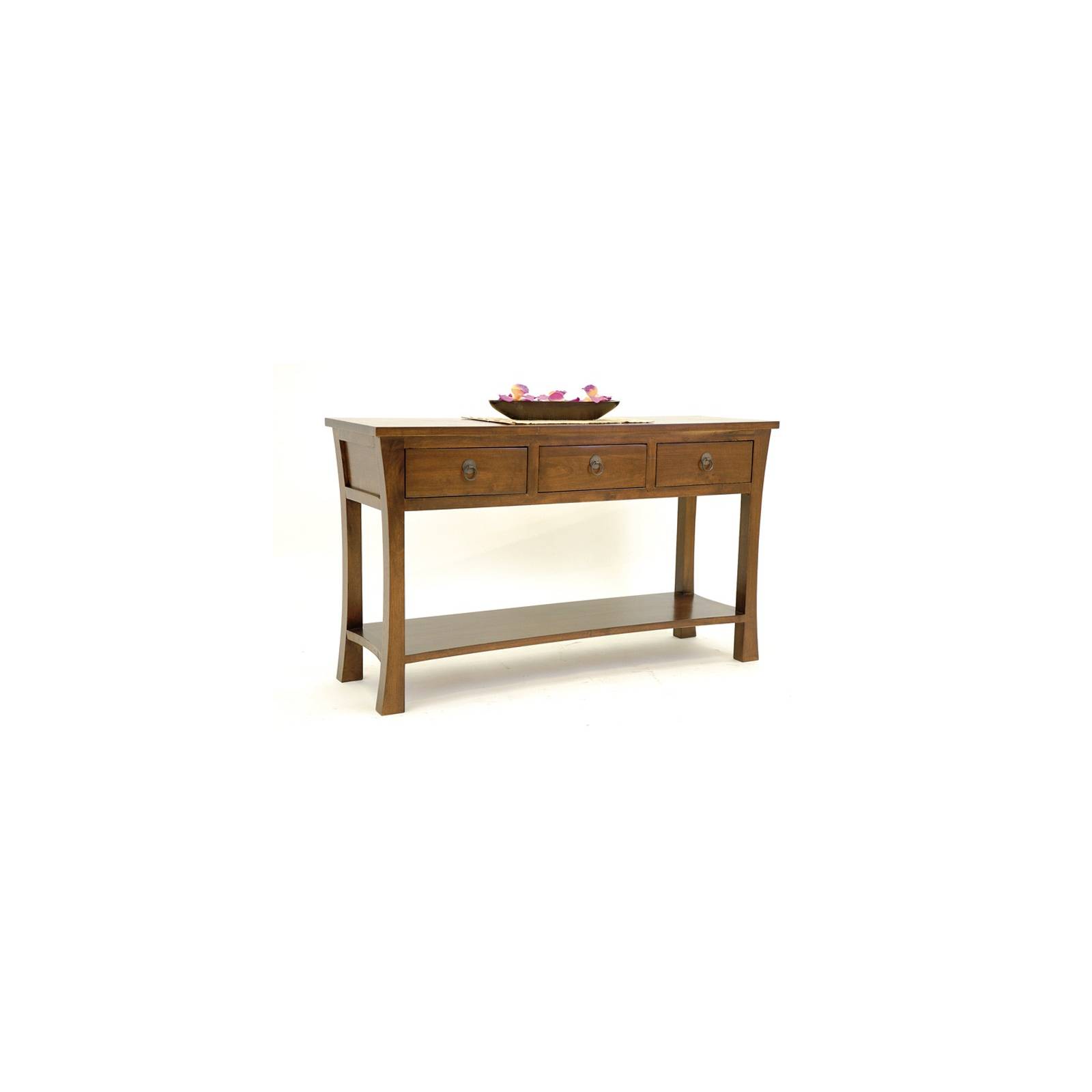 Console Chine Hévéa - meuble bois exotique
