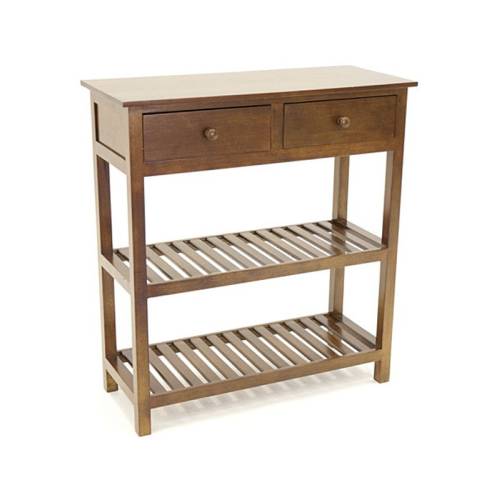 Console 3 Plateaux Bois Massif Tradition - Classique chic