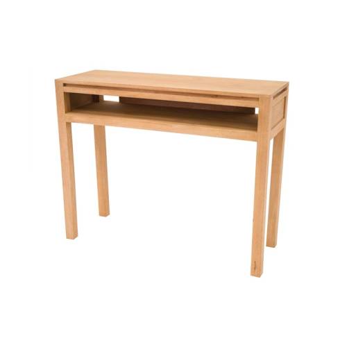 Console à Niche Bois Massif Fjord - Contemporain