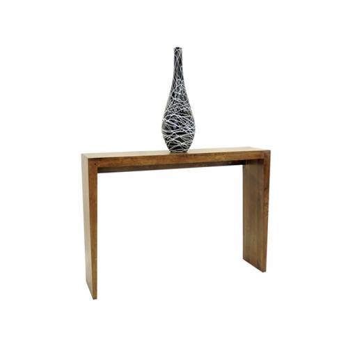 Console Minimaliste Bois Massif Oméga - Contemporain