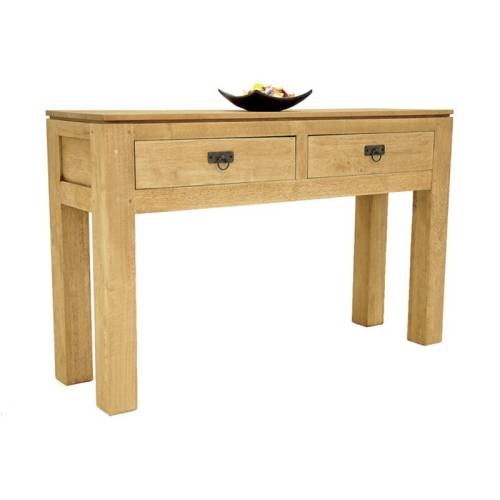 Console Avec Tiroir Bois Massif Montréal - Contemporain