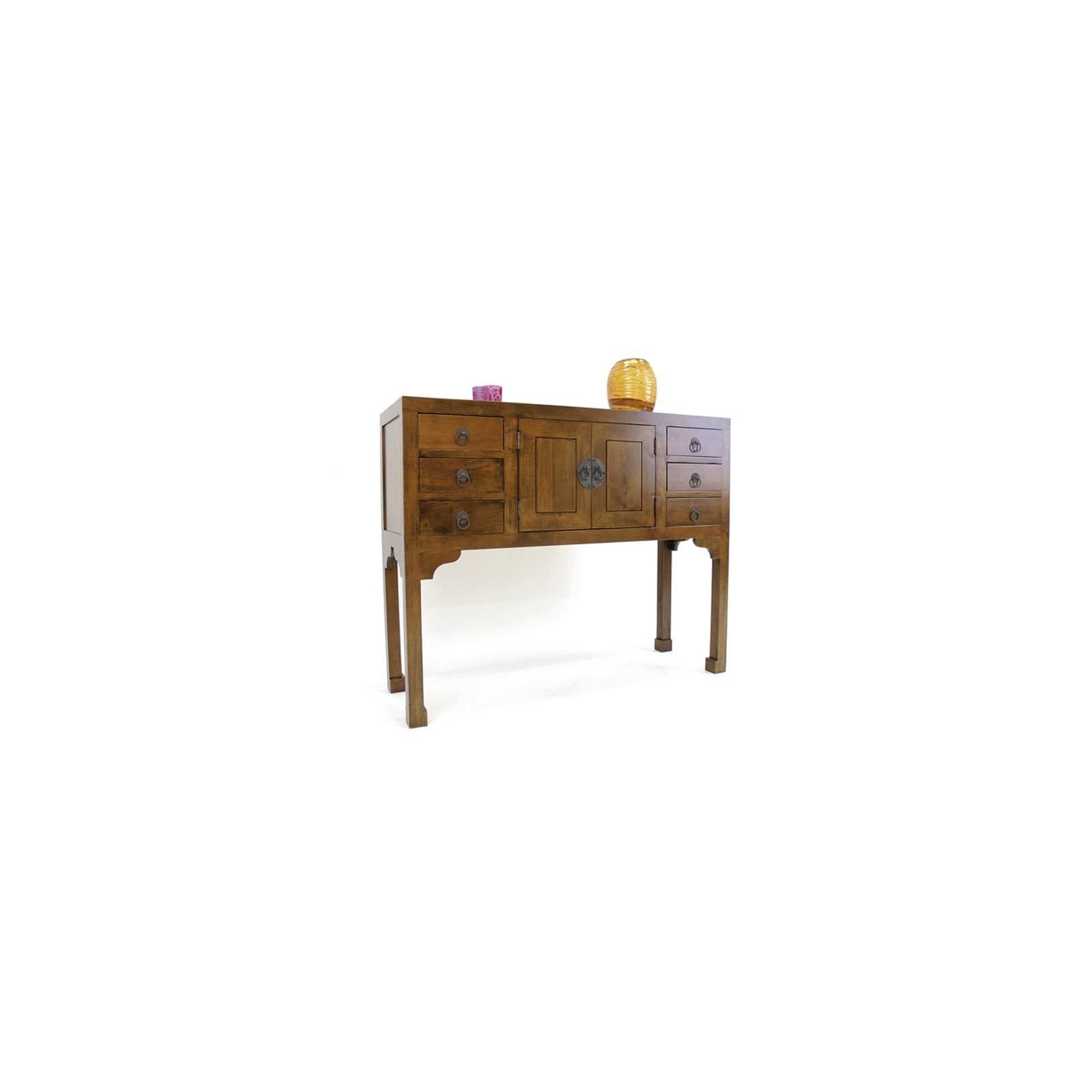 Console Orientale Chine Hévéa - meuble bois exotique