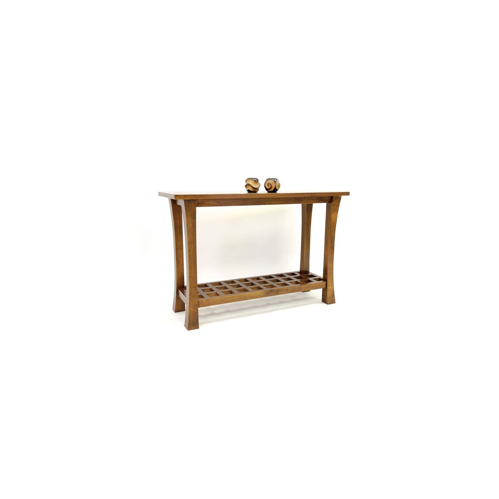 Console Quadrille Chine Hévéa - meuble bois exotique