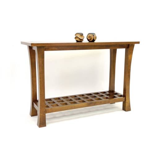 Console Quadrille Bois Massif Chine - Exotique