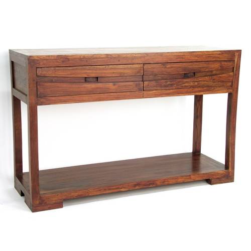 Console Soleil Levant Palissandre - achat meubles bois exotique